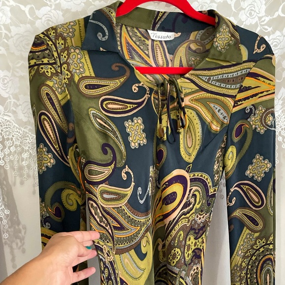 Vintage Collared Midi Dress - Picture 7 of 10